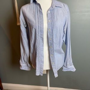 AEO Boyfriend Fit Button Down Shirt • XS